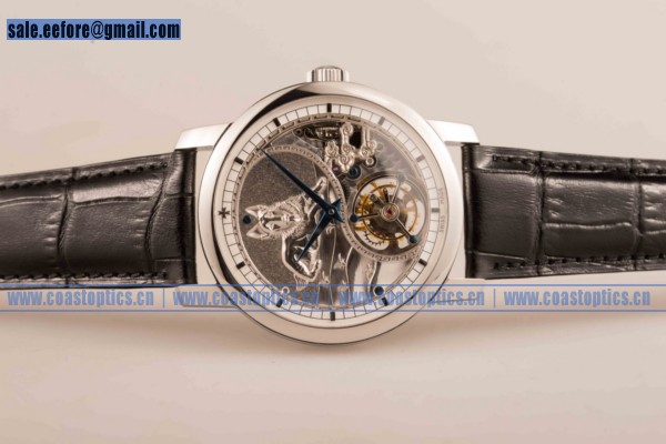 1:1 Clone Vacheron Constantin Traditionelle Minute Repeater Tourbillon Watch Steel 5180113